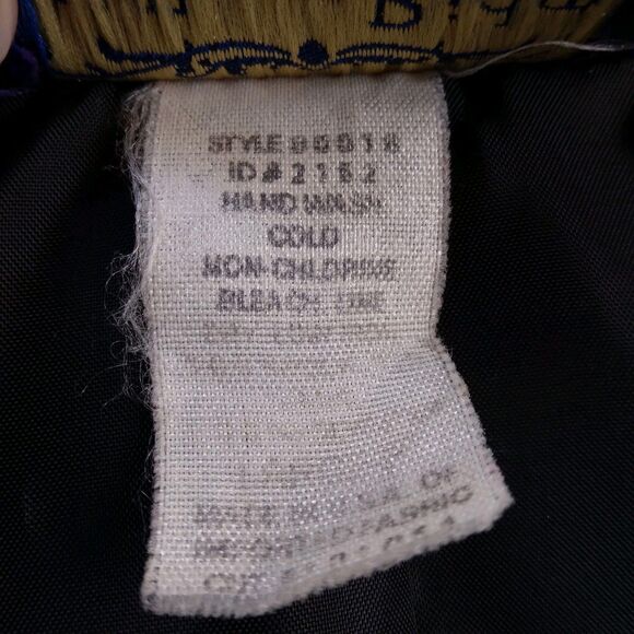 Vintage Willow Ridge Womens Blazer Blue Purple Floral Button Front Retro Large - Picture 6 of 11